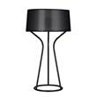 Orsjo Aria Table Lamp in Black Enamel
