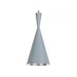 Tom Dixon Beat Tall LED Pendant in Grey/Silver