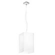 Linea Light Glued PQ1 White Pendant with Minimal & Chic Design in Large