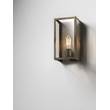 Il Fanale London Iron Indoor Wall Lamp with Transparent Glass in Big