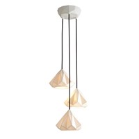 Hatton 1 Grouping of Three Pendant Black Braided Cable
