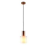 Walter Size 1 Glass Pendant Copper