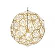Tom Dixon Etch Web Pendant with Acid-Etched Sheets in Brass