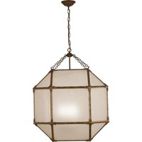 Morris Large Frosted Glass Lantern
