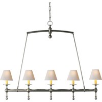 Classic Linear Pendant Natural Paper Shades