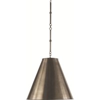 Goodman Medium Pendant Antique Nickel Shade