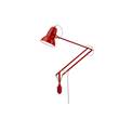 Anglepoise Original 1227 Giant Outdoor Lamp with Wall Bracket in Crimson Red