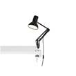 Anglepoise Type 75 Mini Adjustable Table Lamp with Desk Clamp in Jet Black