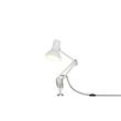 Anglepoise Type 75 Mini Adjustable Lamp with Desk Insert in Alpine White