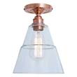 Mullan Lighting Rigale Flush Ceiling Fitting in Polished Copper