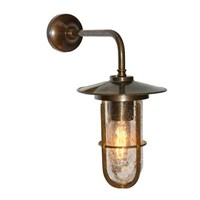 Lena Crackled Glass Wall Light