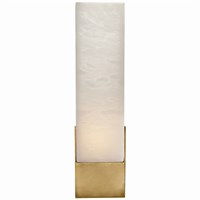 Covet Tall Box Alabaster Wall Light