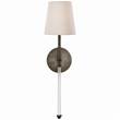 Visual Comfort Camille Wall Light with Natural Paper Shade in Bronze