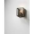 Il Fanale London Iron Indoor Wall Lamp with Transparent Glass in Small