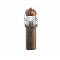 Garden Transparent Glass Exterior Floor Light Post with Grid