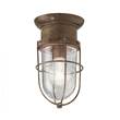 Il Fanale Garden Outdoor Ceiling Light in Transparent Glass