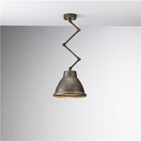 Loft Brass Indoor Iron Scissor Suspension Lamp