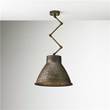 Il Fanale Loft Brass Indoor Iron Scissor Suspension Lamp in Medium