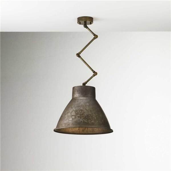 Il Fanale Loft Brass Indoor Iron Scissor Suspension Lamp
