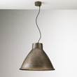 Il Fanale Loft Iron Indoor Suspension Lamp with Grid in Big