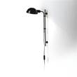 Marset Funiculi A Downward Wall Light with Lacquered Aluminium Shade in Black