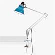 Anglepoise Type 1228 Lamp with Desk Clamp in Minerva Blue
