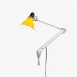 Anglepoise Type 1228 Adjustable Wall Mounted Lamp with Spring in Daffodil Yellow in Daffodil Yellow