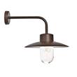 Roger Pradier Belcour Model 9 Clear Glass Wall Light in Old Rustic