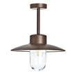 Roger Pradier Belcour Model 2 Clear Glass Ceiling Light in Old Rustic