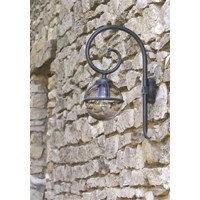 Boreal Model 2 Smoked Glass Swan Neck Wall Bracket Cast Aluminium