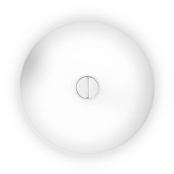 Flos Button Ceiling and Wall Light White