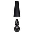 4 Concepts Milano Glass Table Lamp in Black