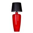 4 Concepts Sevilla Red Vase & Small Shade Table Lamp