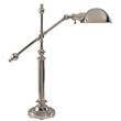 Visual Comfort Pimlico Table Lamp with Adjustable Arm in Polished Nickel