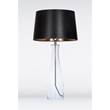 4 Concepts Amsterdam Clear Glass Table Lamp Black/Copper