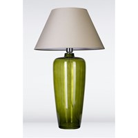 Bilbao Green Glass Table Lamp