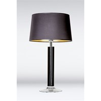 Little Fjord Medium Black Glass Table Lamp