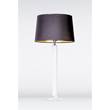 4 Concepts Fjord Large White Glass Table Lamp in Black/Gold