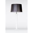 4 Concepts Fjord Large White Glass Table Lamp in Black/White