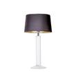 4 Concepts Little Fjord Medium White Glass Table Lamp in Black & Gold