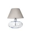 4 Concepts Stockholm Large Glass Table Lamp in Grey & White