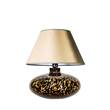 4 Concepts Tanzania Glass Table Lamp in Black & Gold