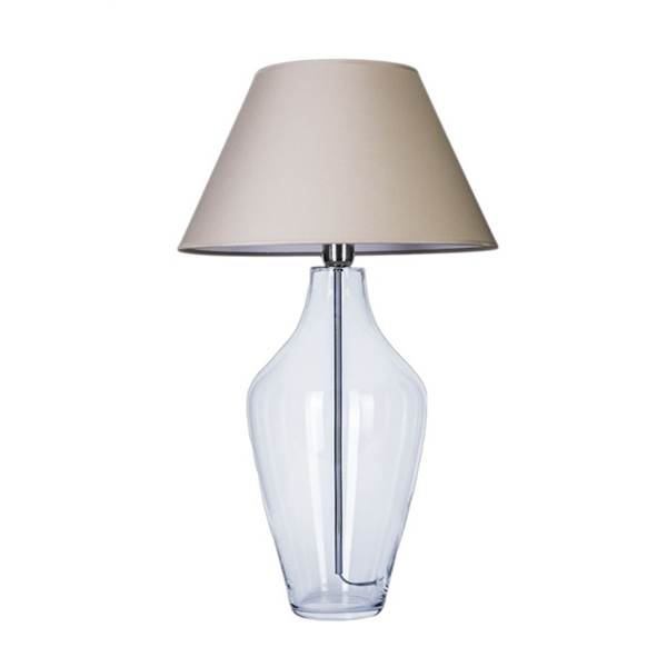 4 Concepts Valencia Small Clear Glass Table Lamp