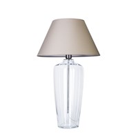 Bilbao Clear Glass Table Lamp