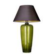 4 Concepts Bilbao Green Glass Table Lamp in Black & Gold