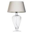 4 Concepts Bristol Glass Table Lamp in Beige & White