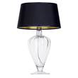 4 Concepts Bristol Glass Table Lamp in Black & Gold