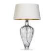 4 Concepts Bristol Transparent Glass Table Lamp in Beige & Gold