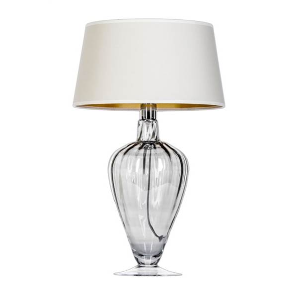 4 Concepts Bristol Transparent Glass Table Lamp