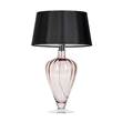 4 Concepts Bristol Transparent Copper Glass Table Lamp in Black & White